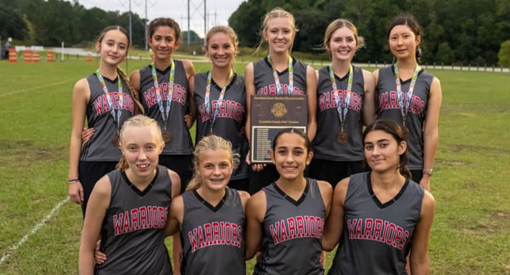 Warrior Cross Country runners