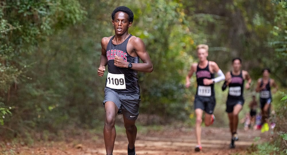 Warrior Cross Country runners