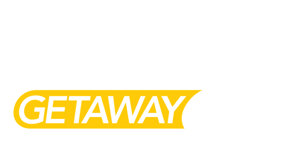 white logo for College Getaway