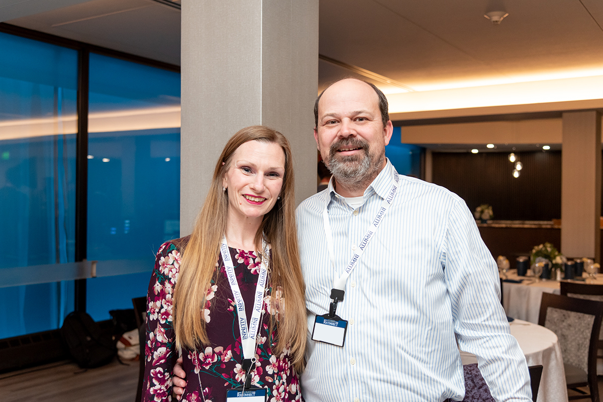 Alumni at Boston Reconnect