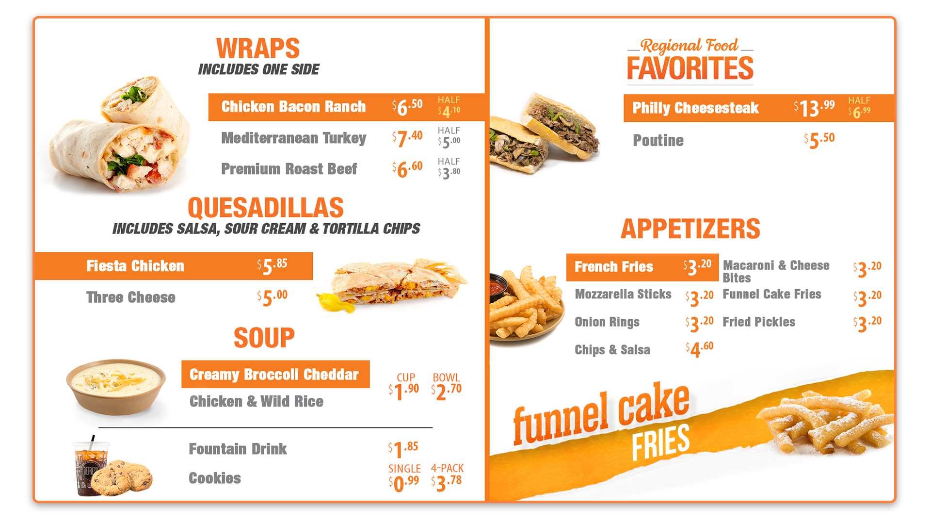 The Grille Menu · Pensacola Christian College