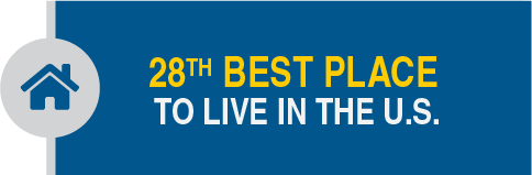 44th best place to live in the U.S.