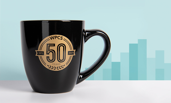 50th Anniversary WPCS mug
