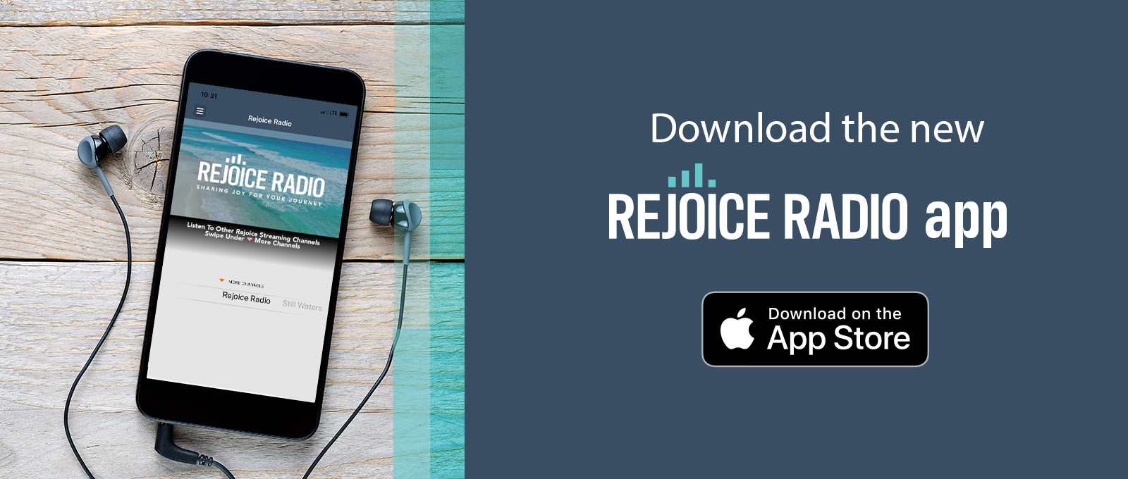 rejoice radio app