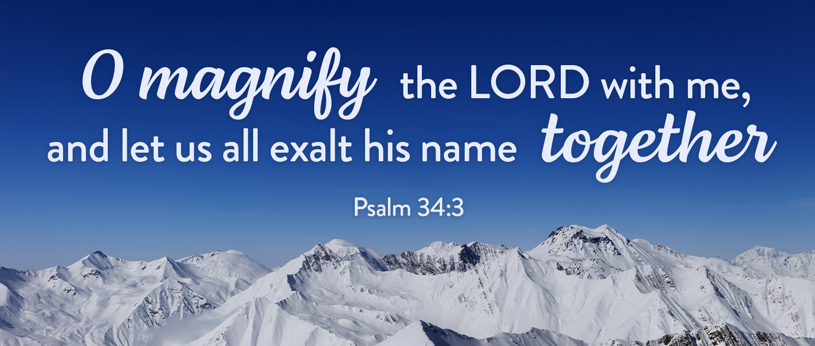 Psalm 34:3