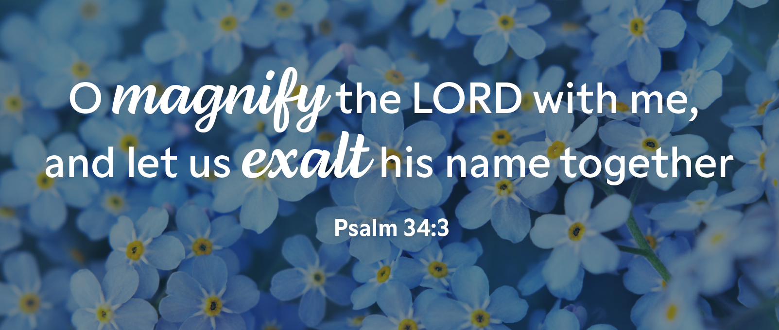 Psalm 34:3