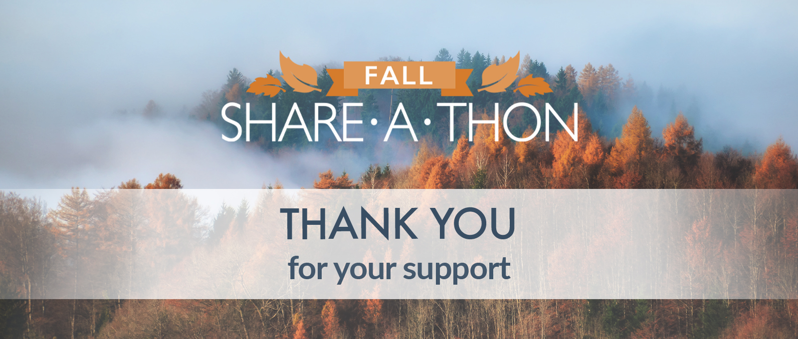 Fall Share-a-thon Thank You