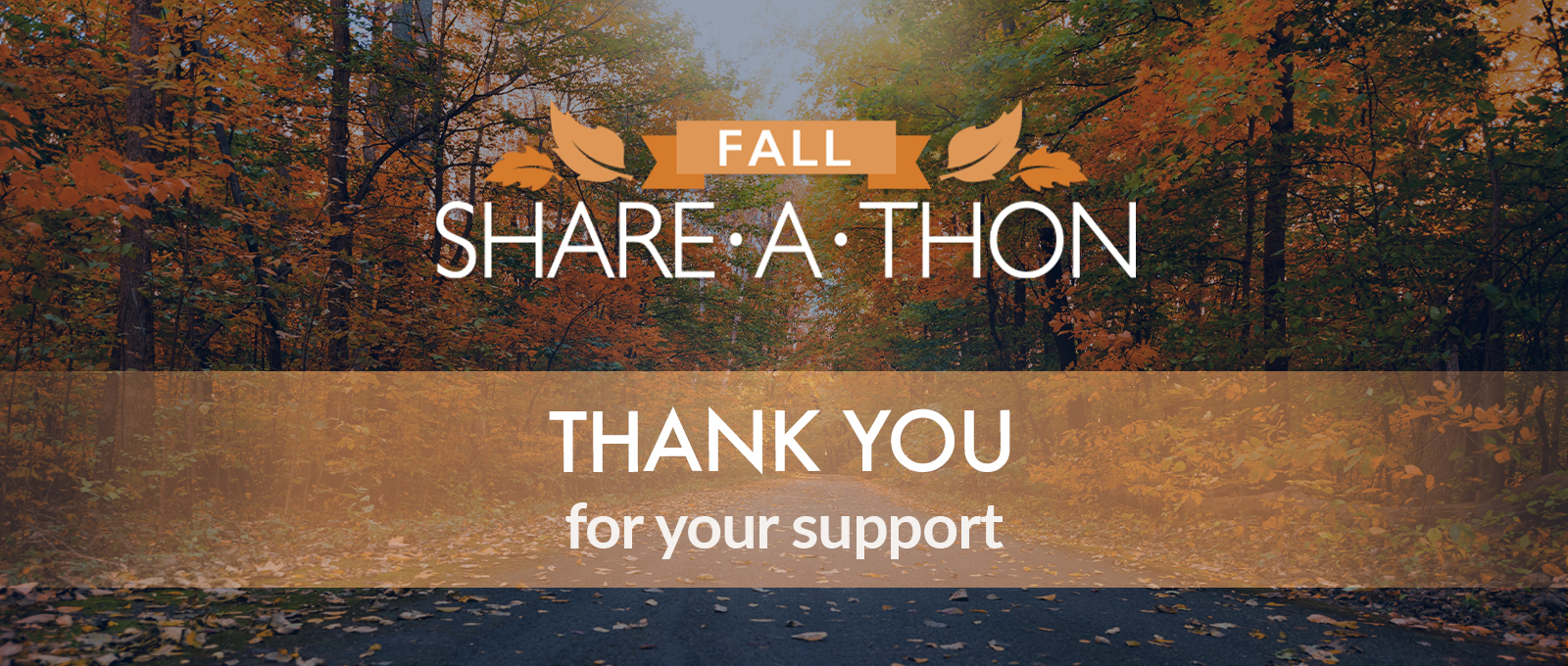 Fall Share-a-thon Thank You