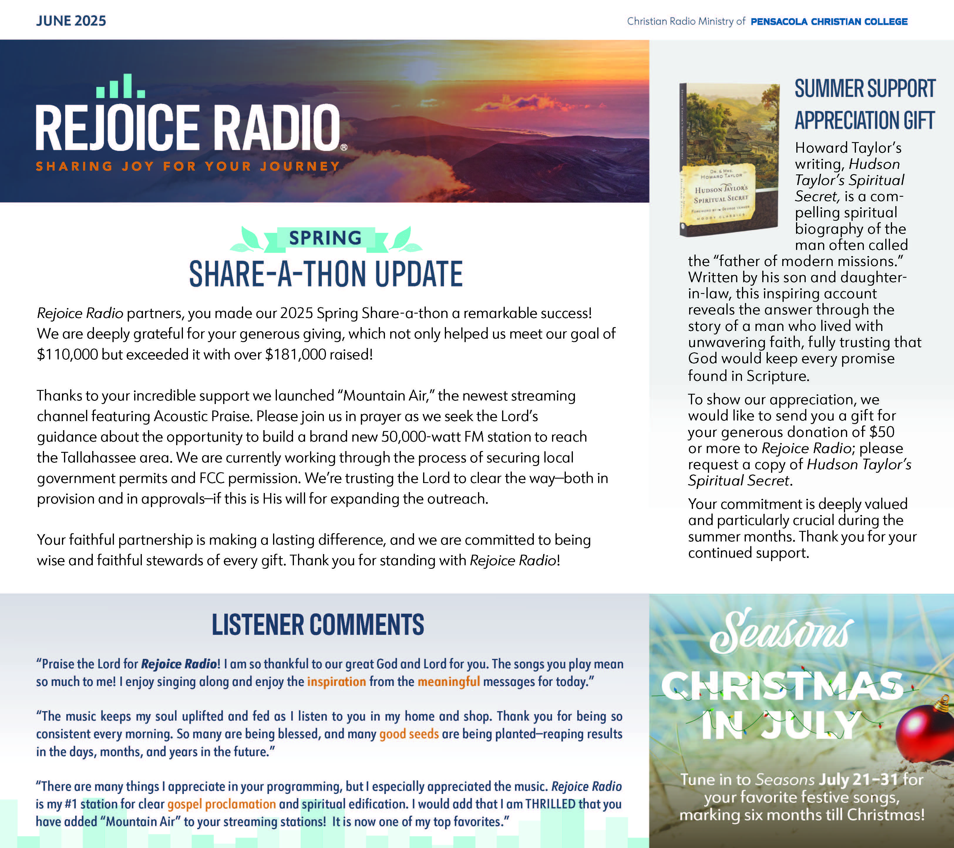 June 2025 Newsletter