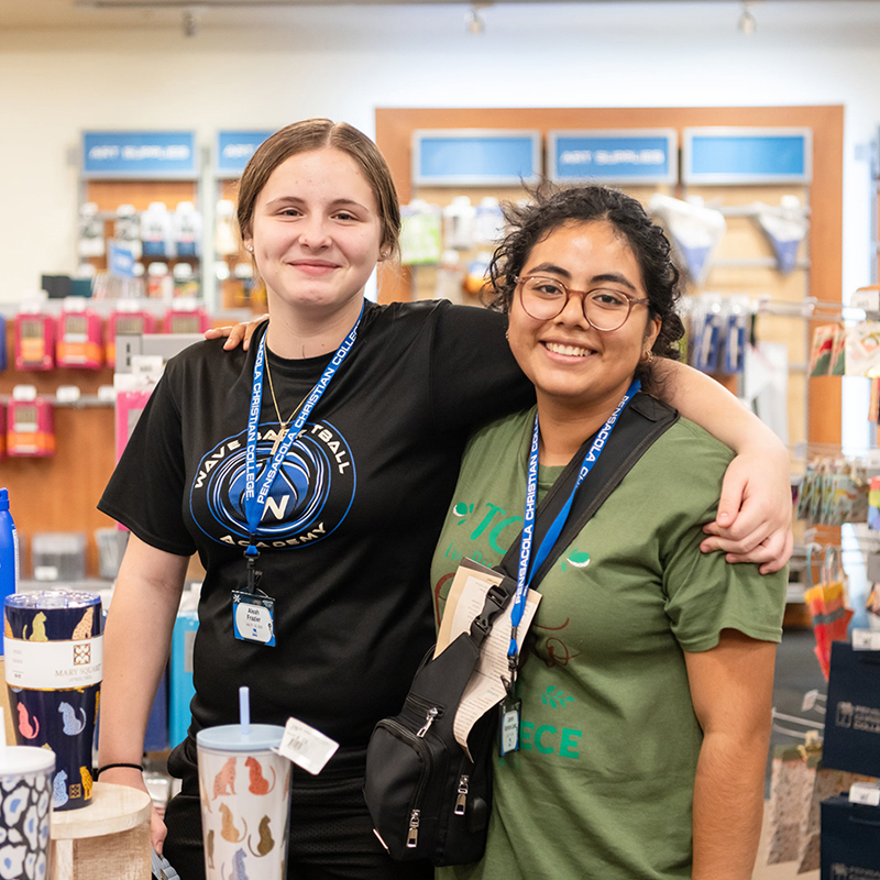 Campers in the Campus Store