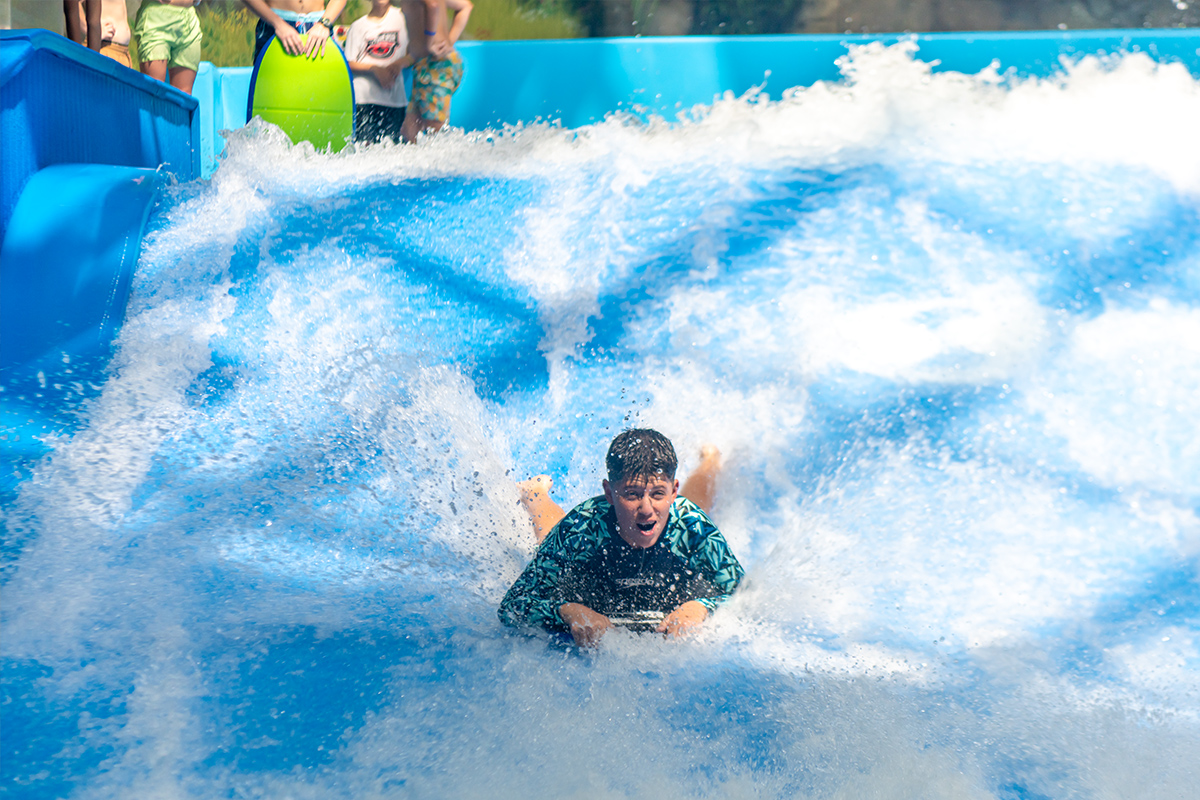 Teen Extreme Camper at the Waterpark