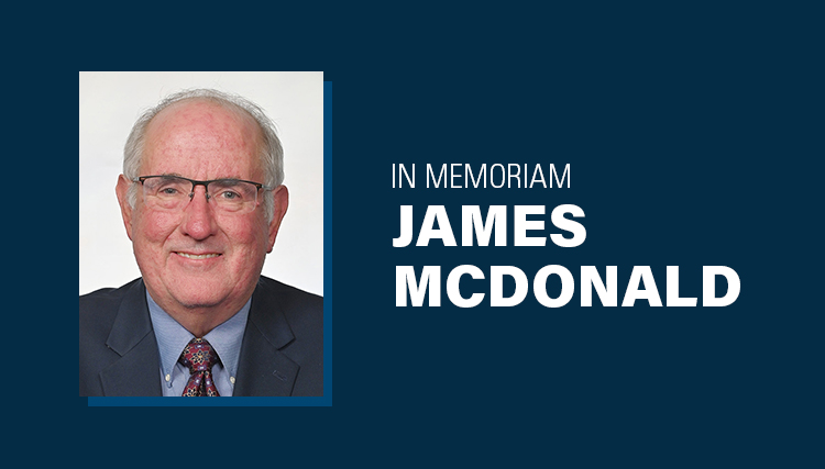 In Memoriam James McDonald